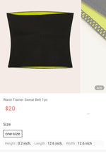 waist trainer sweat belt