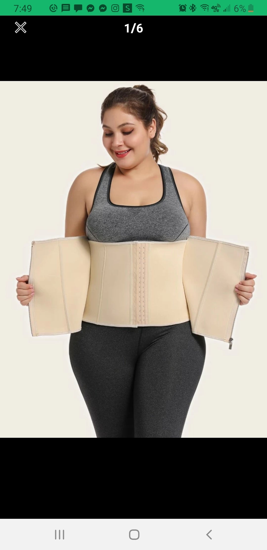 waist trainer zipper and fasteners