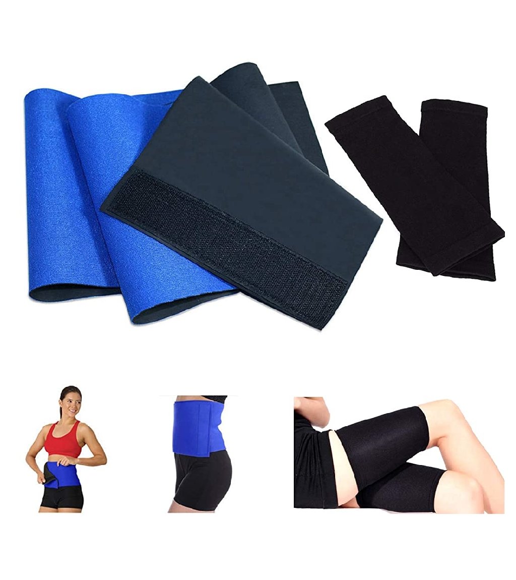 waist trainer sweat belt with thigh belts